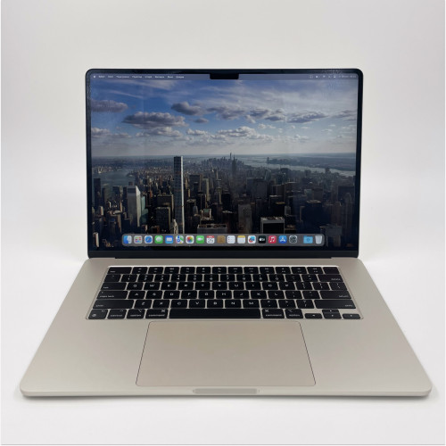 б/у Apple MacBook Air 15" (M2) 8/256GB Starlight 2023 (MQKU3) (Ідеальний стан)