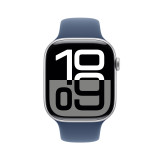 б/у Apple Watch Series 10 46mm Silver Aluminium Case with Denim Sport Band (Ідеальний стан)