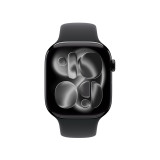 б/у Apple Watch Series 11 42mm Jet Black Aluminium Case with Black Sport Band (Ідеальний стан)
