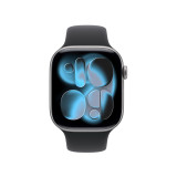б/у Apple Watch Series 11 42mm Space Gray Aluminum Case with Black Sport Band (Ідеальний стан)