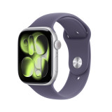 Apple Watch Series 11 46mm Silver Aluminum Case with Purple Fog Sport Band