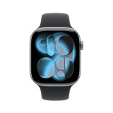 б/у Apple Watch Series 11 46mm Space Gray Aluminum Case with Black Sport Band (Ідеальний стан)