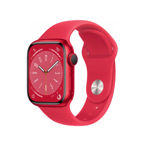 б/у Apple Watch Series 8 41mm Red Aluminum Case with Red Sport Band (Ідеальний стан)