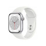 б/у Apple Watch Series 8 41mm Silver Aluminum Case with Silver Sport Band (Ідеальний стан)
