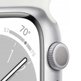 б/у Apple Watch Series 8 41mm Silver Aluminum Case with Silver Sport Band (Ідеальний стан)