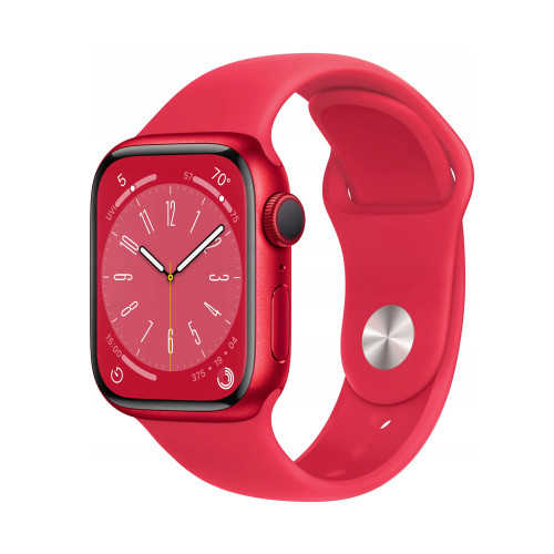 б/у Apple Watch Series 8 45mm Red Aluminum Case with Red Sport Band (Ідеальний стан)
