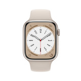 б/у Apple Watch Series 8 45mm Starlight Aluminum Case with Starlight Sport Band (Ідеальний стан)