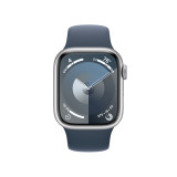 Open Box Apple Watch Series 9 41mm Silver Aluminum Case with Storm Blue Sport Band (Ідеальний стан)