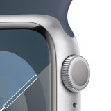 Open Box Apple Watch Series 9 41mm Silver Aluminum Case with Storm Blue Sport Band (Ідеальний стан)