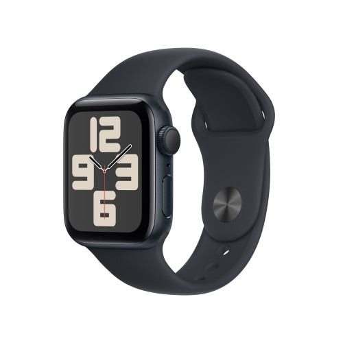 Apple Watch Series SE 2 40mm Midnight Aluminum Case with Midnight Sport Band