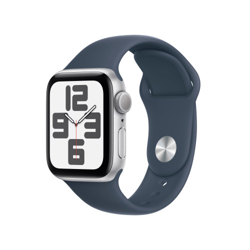 б/у Apple Watch Series SE 2 40mm Silver Aluminum Case with Silver Sport Band (Ідеальний стан)