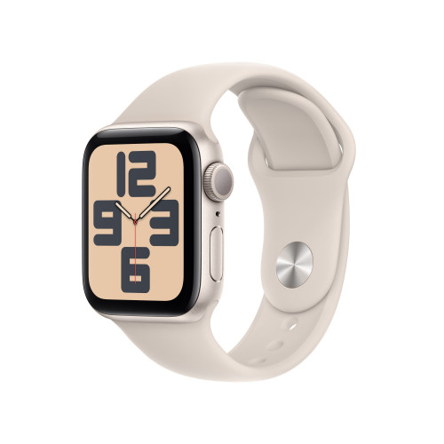 Apple Watch Series SE 2 40mm Starlight Aluminum Case with Starlight Sport Band