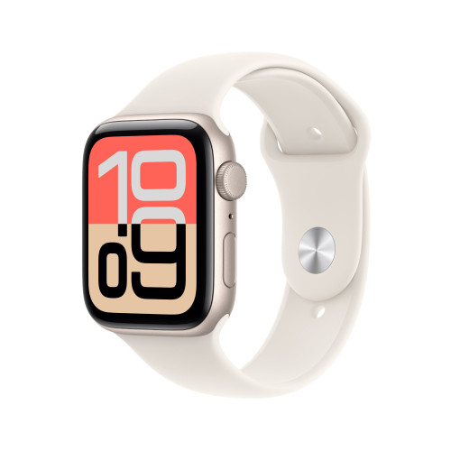 Apple Watch Series SE 3 40mm Starlight Aluminum Case with Starlight Sport Band