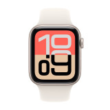 Apple Watch Series SE 3 44mm Starlight Aluminum Case with Starlight Sport Band