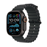 Apple Watch Ultra 2 + LTE 49mm Black Titanium Case with Black Ocean Band