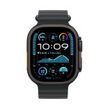 Apple Watch Ultra 2 + LTE 49mm Black Titanium Case with Black Ocean Band