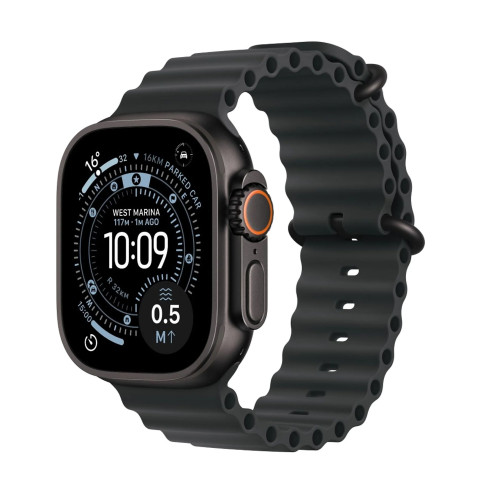 б/у Apple Watch Ultra 3 + LTE 49mm Black Titanium Case with Black Ocean Band (Ідеальний стан)