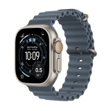 б/у Apple Watch Ultra 3 + LTE 49mm Natural Titanium Case with Anchor Blue Ocean Band (Ідеальний стан)