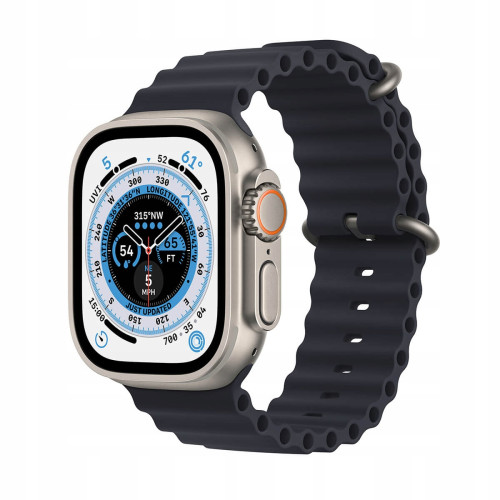 Open Box Apple Watch Ultra + LTE 49mm Titanium Case with Midnight Ocean Band (Ідеальний стан)